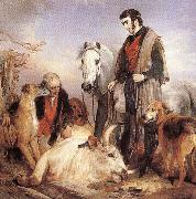 Sir Edwin Landseer Death of the Wild Bull painting